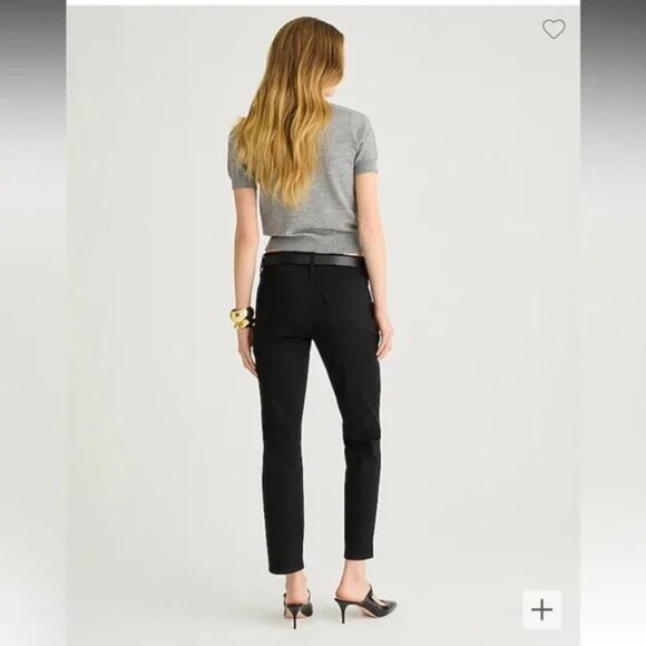 New J Crew 9” High--Rise Vintage Straight Jeans in Stay Black Wash Size 29 - Picture 2 of 6